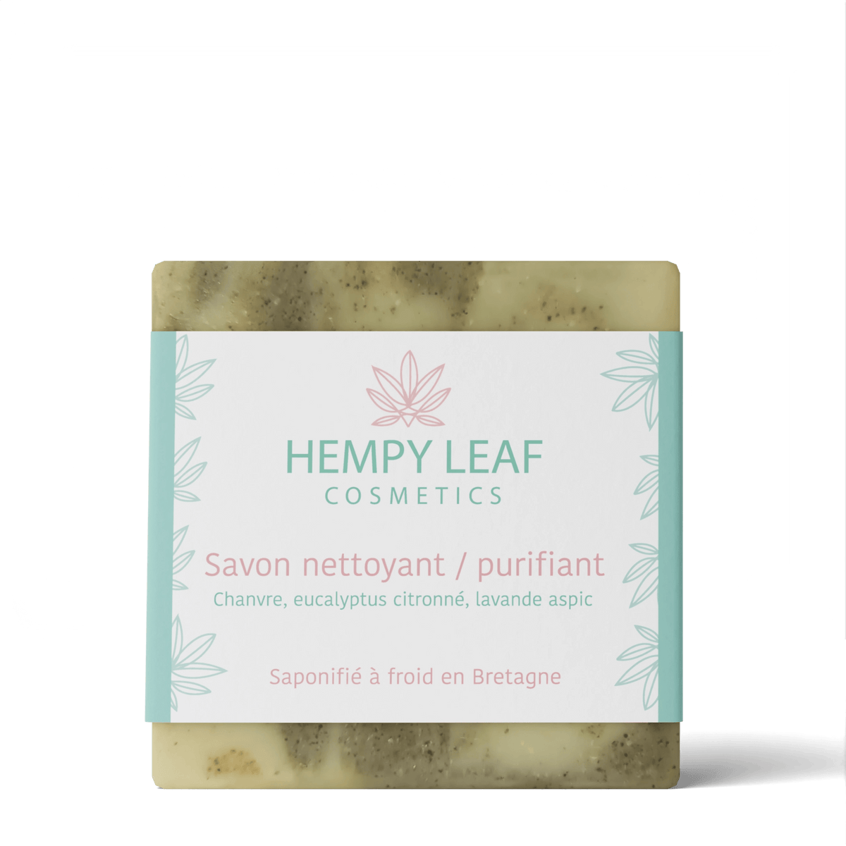 Savon Nettoyant/Purifiant Hempy Leaf pour Peaux Mixtes à Grasses - Hempy Leaf